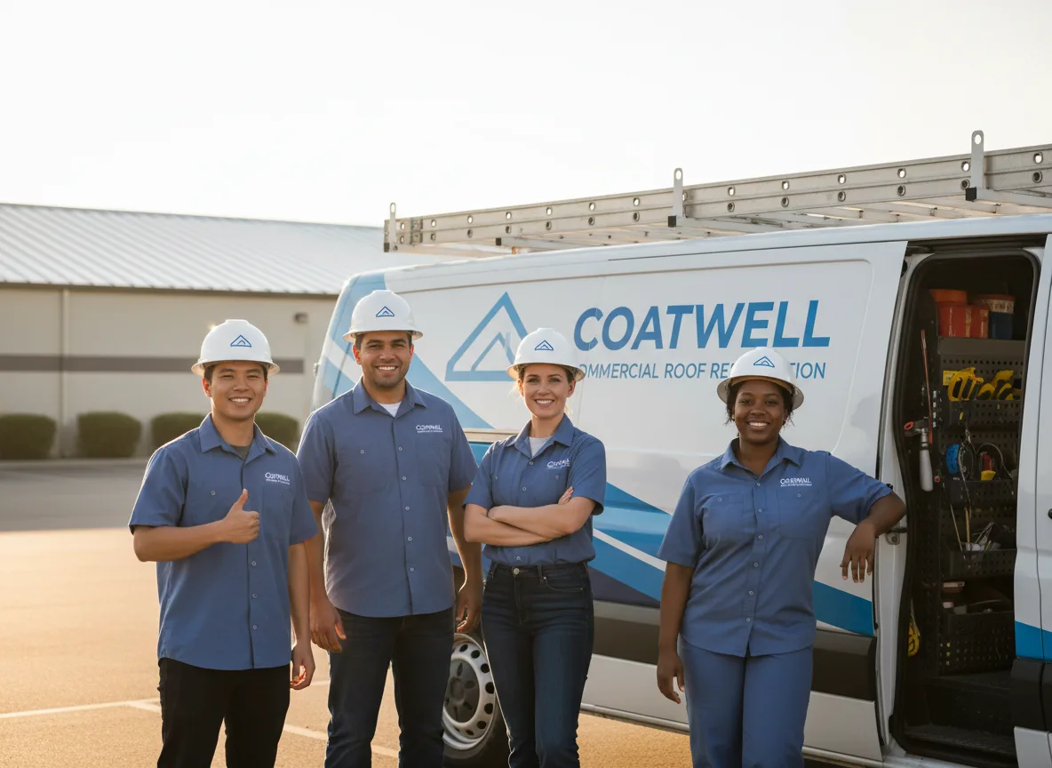 Commercial roof coating company in Olds, IA